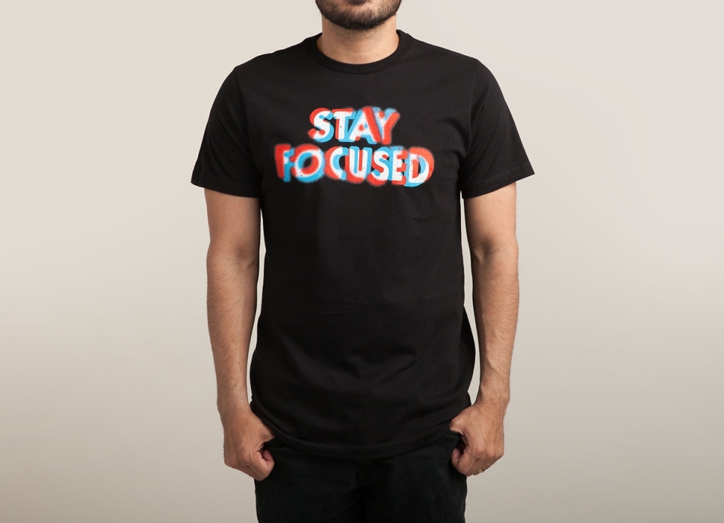 3D T-Shirt | Stay Focussed | Threadless